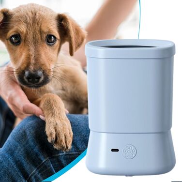 Електрична мийка для лап собак, портативна мийка для лап, мийка для лап домашніх тварин, аксесуари для купання, блакитна