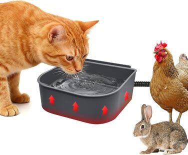 Підігрівальна пляшка для води для собак у зимовий період, сіра | NAMSAN