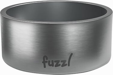 Термомиска для собак Fuzzl Titan 20 см із нержавіючої сталі, ізольована, з гумовим дном для води та корму, для дому і вулиці