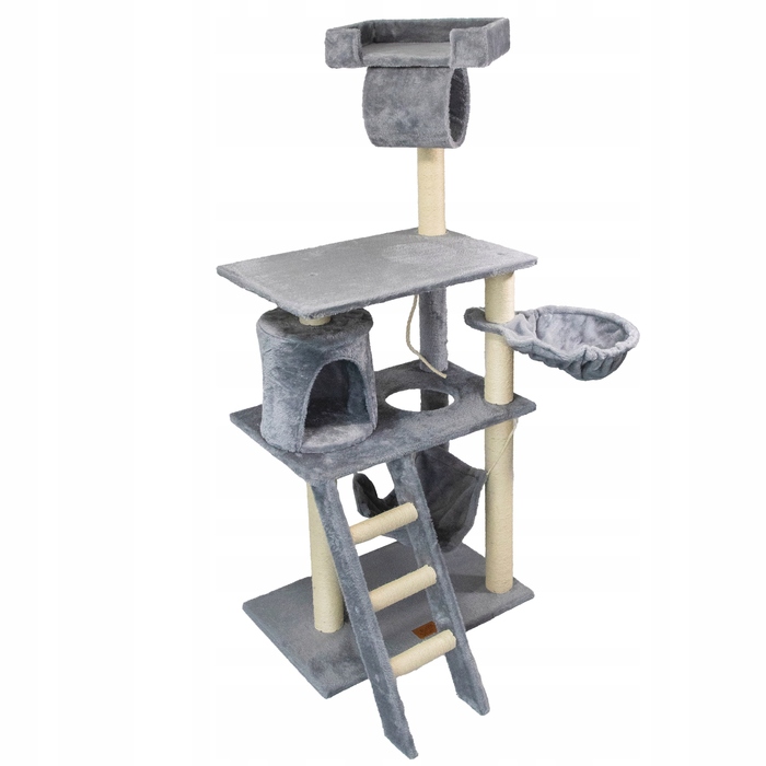 Високий когтеточка-комплекс із лежаком та стовпчиком для кігтів Petstory 101 — 160 см