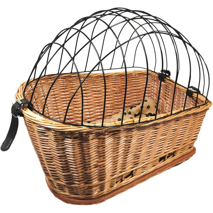 Транспортна коробка для собак Red Loon - велосипедна сумка-переноска для собак, кріплення на багажник