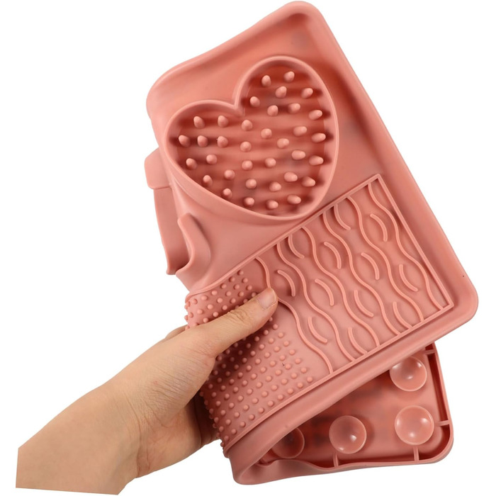 Килимок для повільного годування собак та котів BESPORTBLE з присосками, силікон