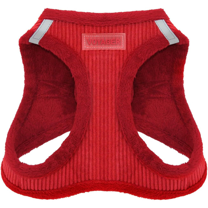 Нагрудник для собак Voyager Step-In Plüsch від Best Pet Supplies - м'який плюшевий нагрудник для собак маленьких та середніх порід, шоколадного кольору, розмір M (обхват грудей 40-45 см)