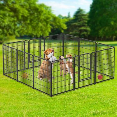 Клітка-вигул для цуценят Arvioo: безпечне ігрове місце, 65 x 80 см, 12 перегородок