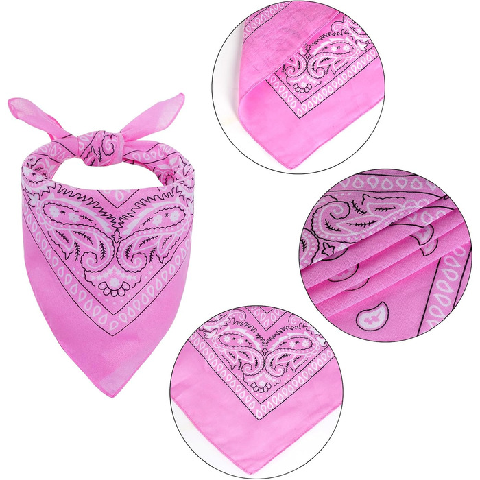 Костюм ковбоя для домашніх тварин Choyaxo: костюм на честь Геловіну для собак та котів, ковбойський капелюх з банданою (рожевий, Small)