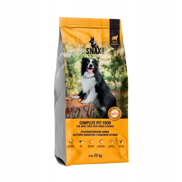 Сухий корм для собак SNAX DAILY Karma з куркою, 20 кг