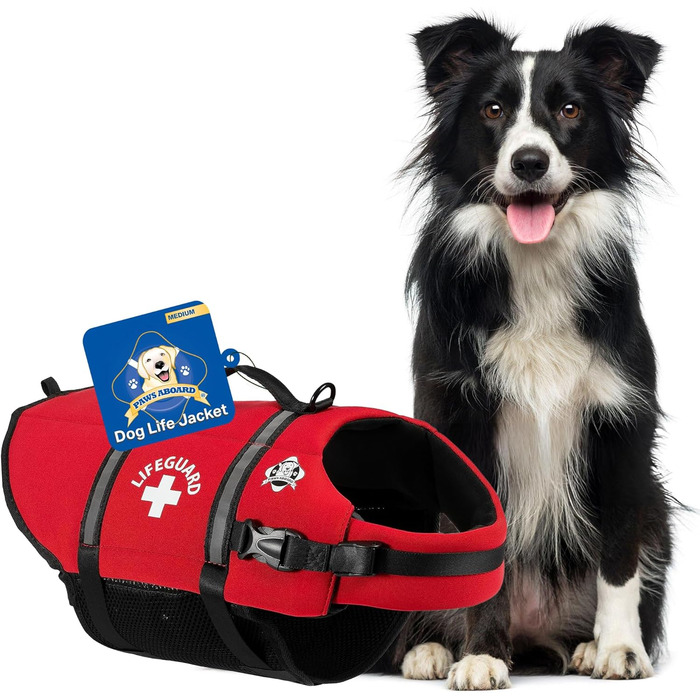 Рятувальний жилет для собак Fido Pet Products, розмір M, червоний