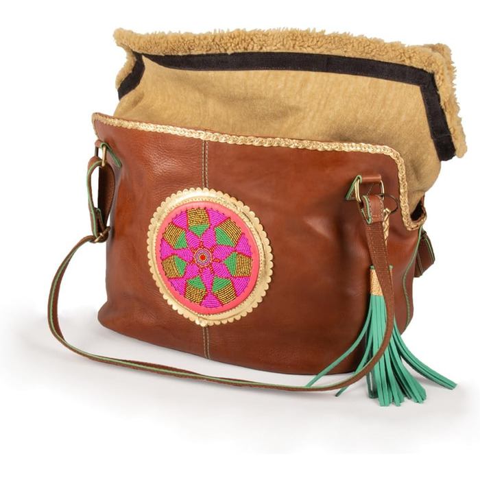 Сумка-переноска для собак Bonita, коричнева, універсальний розмір 45x30x27 см