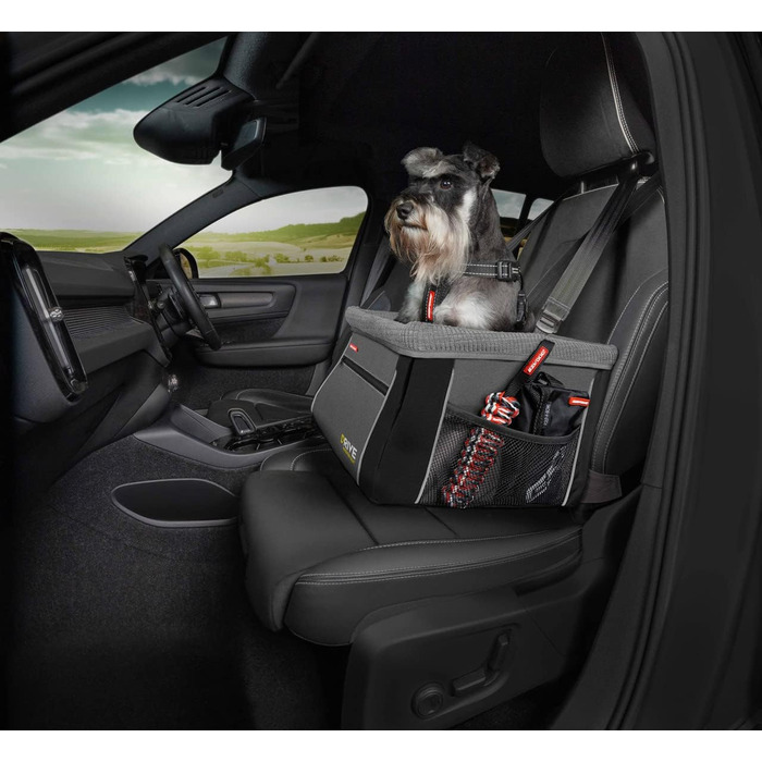 Автокрісло для собак EzyDog Drive Booster - чорний, для маленьких та середніх порід