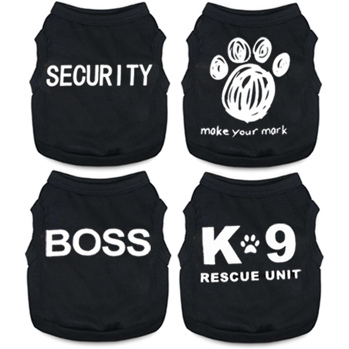 Одяг для собак маленьких порід: чорний, XS. Літній, безпечний, стильний одяг для чихуахуа, такси, йорків, ши-тцу.