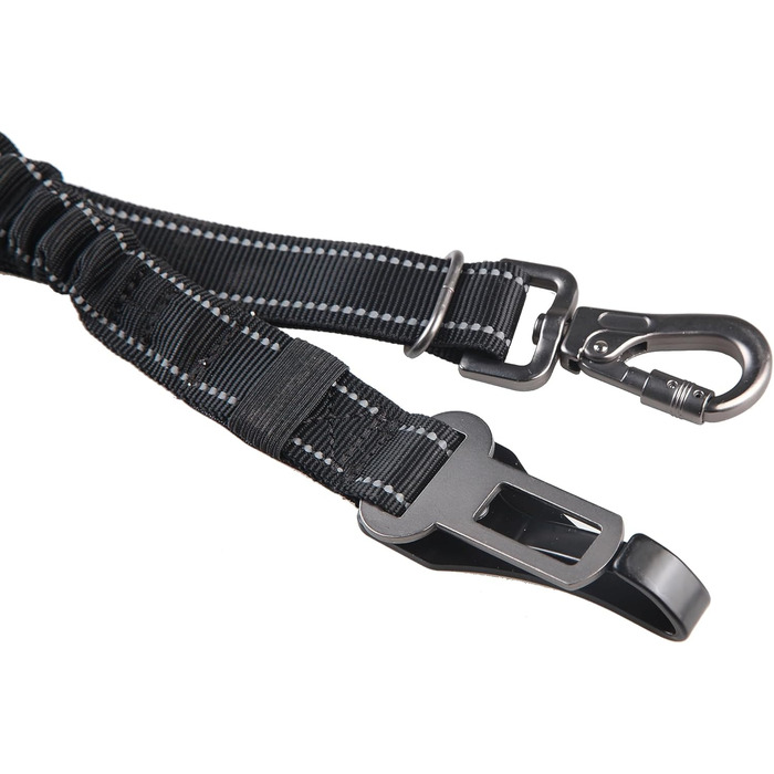 Безпечний поводок для собак Tapylove 3-в-1: автоповодок-банджі, регульований (62-92 см), сумісний з Isofix, з сумкою