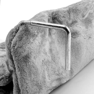 Кішка Куделець: м'який лежак для радіатора | Сірий | З регульованими перемичками