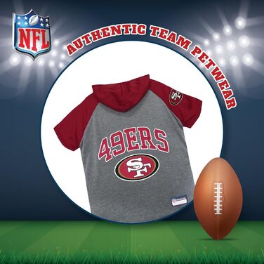Собачий худі з капюшоном Pets First San Francisco 49ers, розмір M
