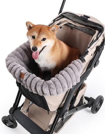 М'який килимок для візка для собак/хатніх тварин. Захист від бруду, аксесуар для прогулянок з собакою. Khaki