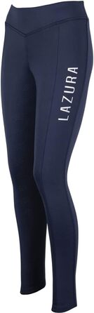 Легінси для верхової їзди Lazura Ariella | Еластичні штани для верхової їзди з кишенею для телефону | Середня посадка, повний обтиск, силіконовий гріп, класичний крій | Екіпірування для верхової їзди (36, темно-синій)