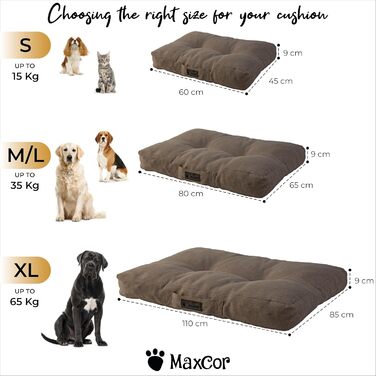 Ортопедична подушка для собак та котів, з меморі-піни, невелика, водовідштовхувальна, для суглобів, не деформується, бежева