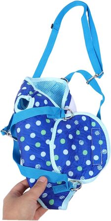 Переноска для собак ERINGOGO - 2 шт. Дихаюча переноска для маленьких тварин, регульована сумка для вигулу та подорожей