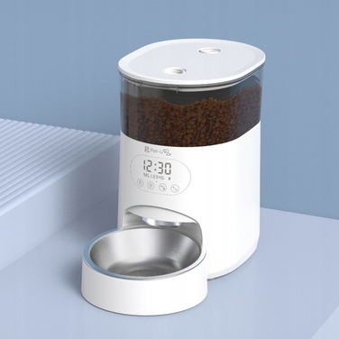 Автоматичний годувальник для тварин, пластиковий дозатор корму, 6 мл