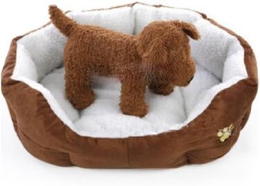 М'яке ліжко для собак та котів Yahee: ліжко-корзина для тварин (колір: коричневий)