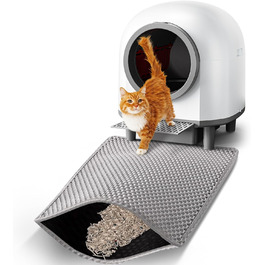 Килимок для котячого туалету самоочисний сірий