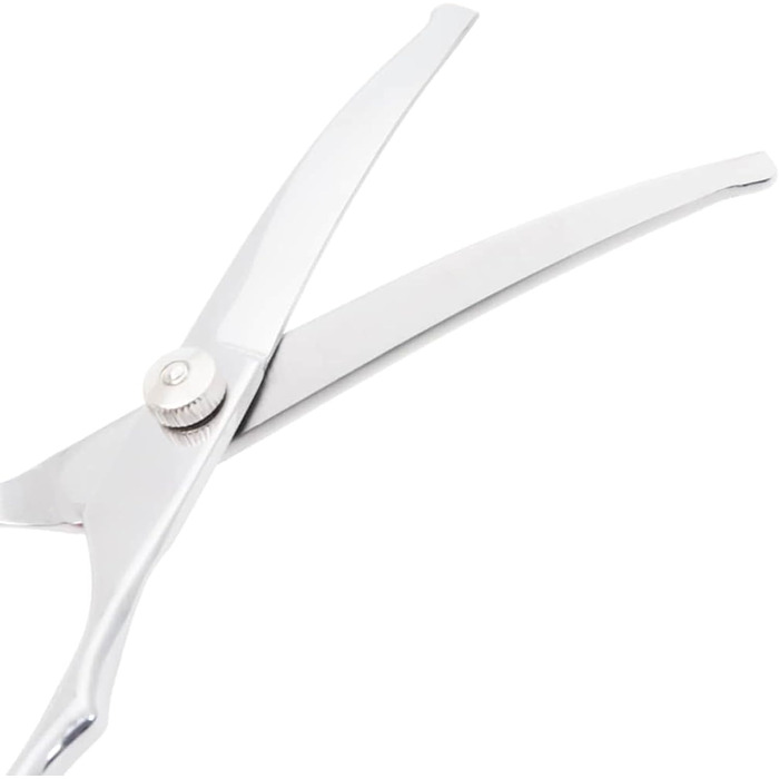 Набір професійних ножиць для собак з витончувальними ножицями, кусачками для нігтів та гребінцем - для всіх пухнастих домашніх тварин, сріблястого кольору, 15,5 x 5,5 см