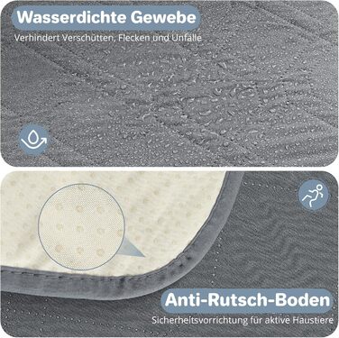 Водонепроникний килимок для собак Luvore з протиковзкими крапками, захист для дивану, ліжка, авто. Міцний килимок для котів, можна прати в машині. 137x208 см