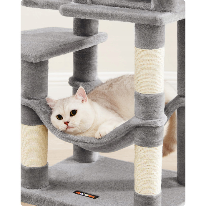 Низький когтеточка-ліжечко для котів Feandrea у вигляді вежі