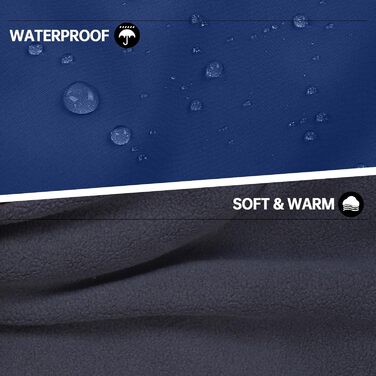 Водонепроникна зимова куртка для собак Дакель, тепла підкладка, дизайн як у светра, для мініатюрних такс при холодній погоді, прогулянках, снігу, активному відпочинку на природі - Синій XL