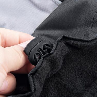 Водонепроникна куртка для собак на осінь та зиму AxSpeed, чорна, розмір M