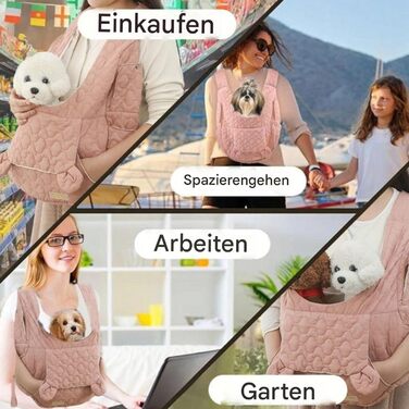 Рюкзак для кота | Дихаючий та м'який з кишенями, переноска для маленьких собак, кошенят, для прогулянок, подорожей, кемпінгу, верхової їзди, рожевий