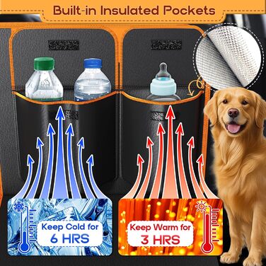 Захисний чохол на сидіння автомобіля для собак, PU-шкіра, водонепроникний, антикіготок, антиковзання, 204 кг