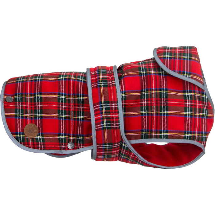 Пуловер для собак Ancol Klassischer з в'язаним візерунком, теракотовий колір, M (червоний, S/M), з отвором для шлейки, бегунки на лапах, зручний вовняний пуловер для тварин