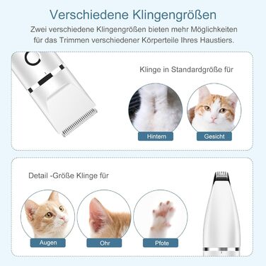 Електрична машинка для стрижки кігтів собак та котів Ankilo - професійна, тиха, 2-в-1