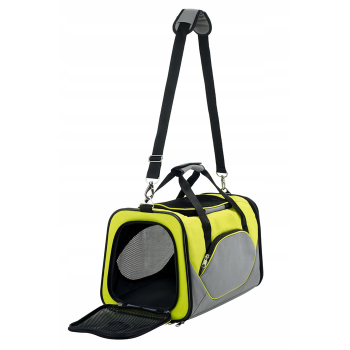 Переноска для собак та котів Kansas Hunter — колір: лимонний