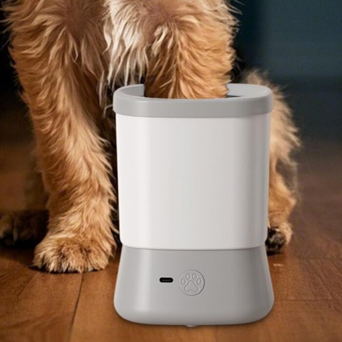 Автоматичний очищувач лап для собак Dopsyesn, 2 швидкості, захист від бризок, аксесуари для догляду за лапами під час прогулянок, походів, кемпінгу