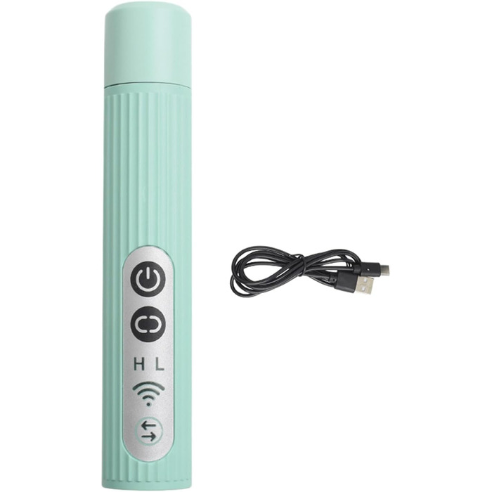 Шліфувальник для собачих кігтів | 3-ступеневий акумуляторний портативний шліфувальник з LED | Компактний шліфувальник для кігтів - для дорослих, сім'ї, друзів, жінок та чоловіків (зелений)