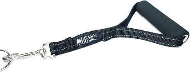 Подвійний повідок для великих собак Leash Boss Duo, регульований, знімна м'яка ручка, світловідбиваючий, не заплутується, для вигулу двох собак одночасно