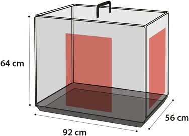 Клітка для собак Flamingo DRAHTKÄFIG EBO, металева, колір тауп, розмір L 56x92x64 см