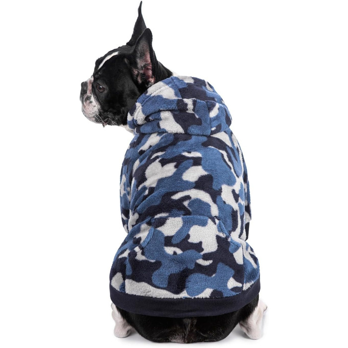 Теплий капелюховий светр для собак, котів та цуценят, камуфляж, рожевий, S (обхват грудей 35 см)