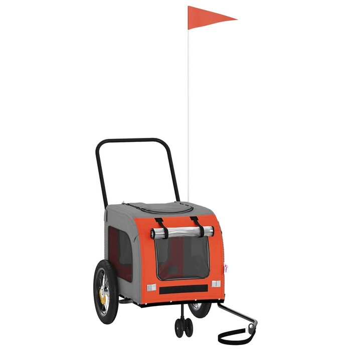 Фіксатор для велосипеда Oxford, оранжевий/сірий, для собак, модель 93844