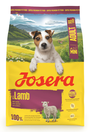 Сухий корм для малих собак JOSERA Lamb Adult Mini з одним видом білка, 10 кг