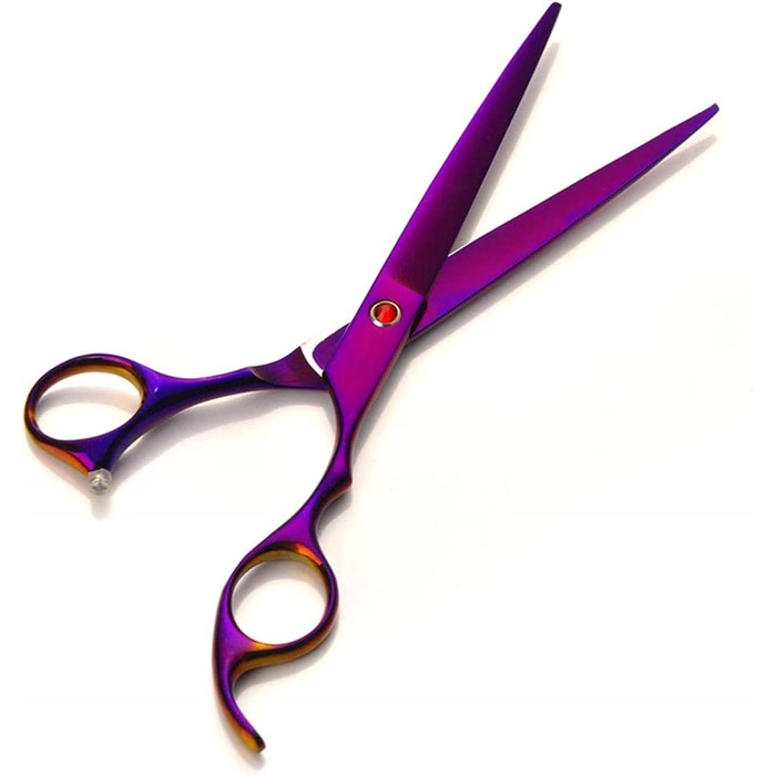 Набір ножиць для грумінгу собак QUNINE: 4 шт., ножиці для догляду за шерстю, гребінець, 7,0 дюймів