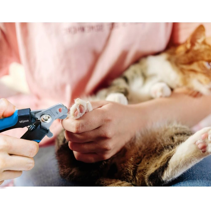 Професійний кусачки для собак та котів, безпечні кусачки для догляду за нігтями, блакитні