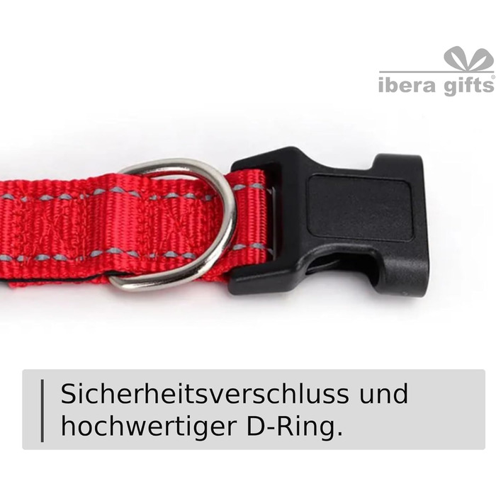 Персоналізований нашийник для собак, з іменем, середнього розміру, 35-50 см, світловідбиваючий (чорний, M)
