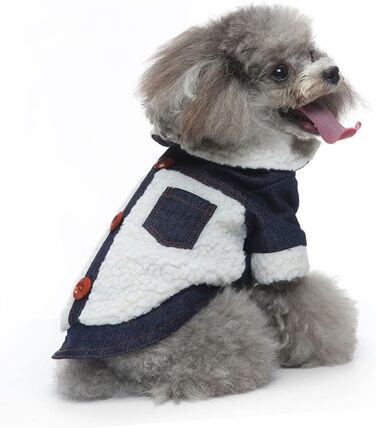 Теплий зимовий костюм для цуценят Abaoadam: зручний халат для прогулянок та ігор на вулиці