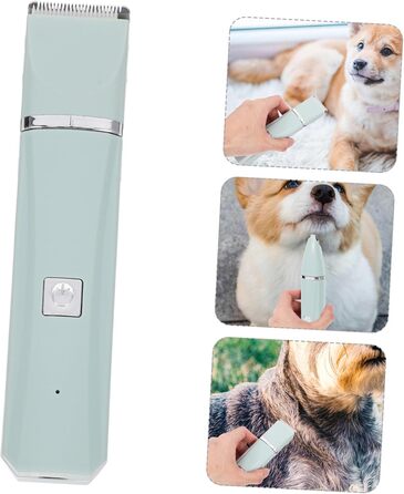 HEMOTON Електрична машинка для стрижки шерсті собак, тример для собак та котів, пристрій для грумінгу