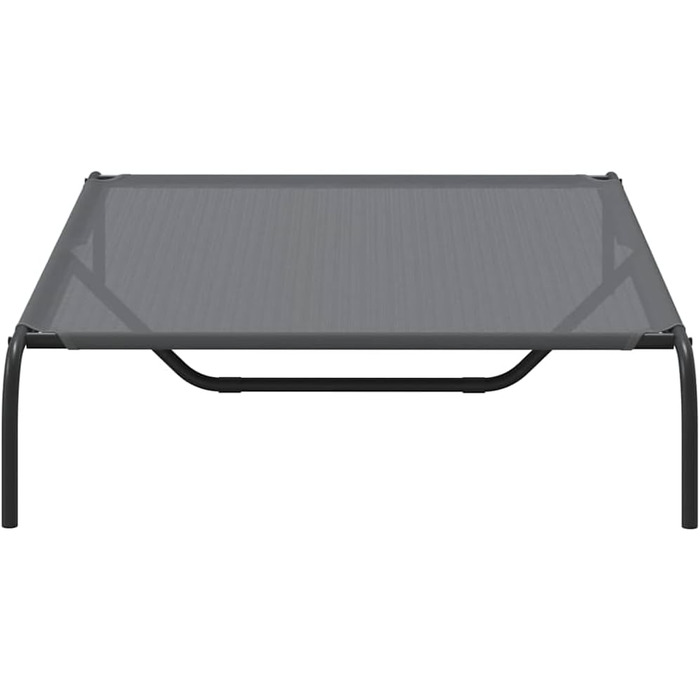 Підвищене собаче ліжко vidaXL 110x65x20 см Textilene та сталь. Собаче ліжко, лежанка, диванчик для собак, лежанка для домашніх тварин, місце для сну собаки, зовнішнє собаче ліжко