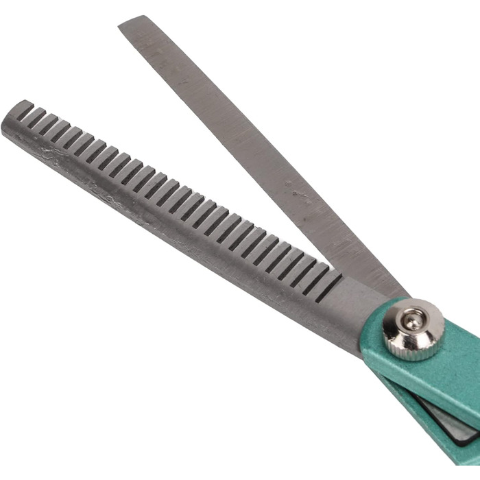 Набір професійних ножиць для грумінгу собак та котів, 17.8 см, зелений