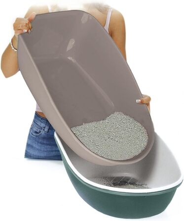 Лоток для котів Stefanplast Furba з ситом для очищення, 59x39x22 см