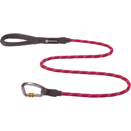 Повідок для собак RUFFWEAR Knot-a-Leash, відбивний, мотузковий, з карабіном, 1,5 м, 7 мм, рожевий